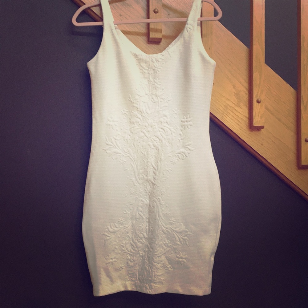 White cocktail dress